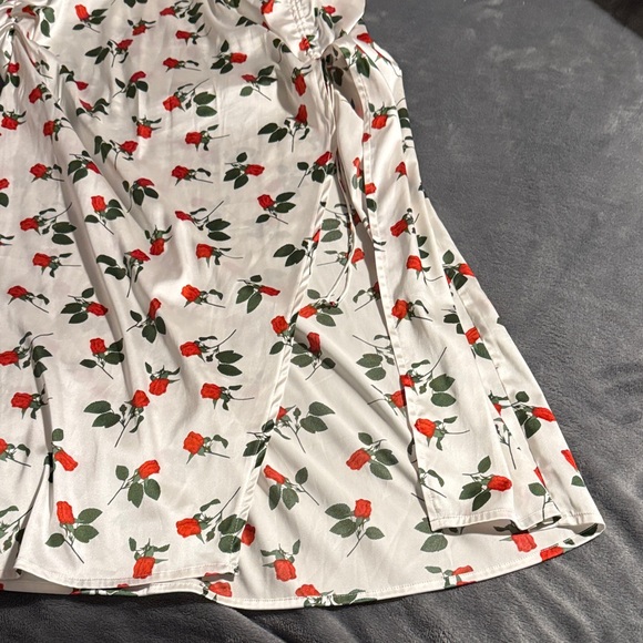 For Love And Lemons White Floral Midi Skirt - Picture 2 of 6